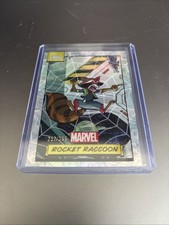 2024 Topps Chrome Marvel Rocket Raccoon /399 Web Refractor picture
