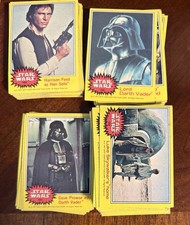 1977 Topps Star Wars #196,183 Lord Darth Vader & David Prose Series Lot Of Cards picture