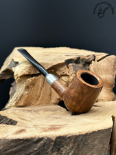 Brebbia 1007 925 First Smooth Billiard Smoking Pipe picture