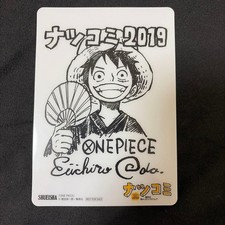NatsuComi 2019 ONE PIECE Luffy Clear Card Limited Promo Japan Rare Official F/S picture