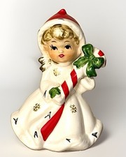 Vintage 1950s Napco Christmas Snowflake Girl Figurine picture