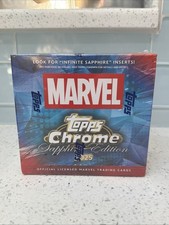 2025 Topps Chrome Marvel Sapphire Hobby Box Brand New Sealed picture