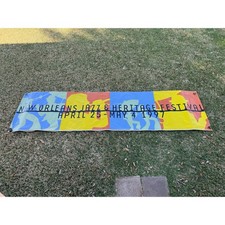 Vtg 1997 New Orleans Jazz Festival Vinyl RTA Bus Decal  Sticker 114x30” RARE picture