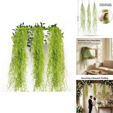 MAQIHAN Fake Spanish Moss - 3 PCS Hanging Spanish Moss For Plants Indoor picture