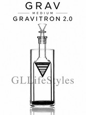 GRAV® MEDIUM GRAVITRON® 2.0 Gravity Bong, Thick 5mm Glass, Grav Water Pipe, picture