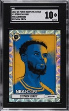 2024 PANINI NBA HOOPS PREMIUM STOCK PRESENTATIONS #2 STEPHEN CURRY SGC 10 picture