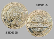 HMAS Brisbane DDG 41 The Steel Cat Challenge Coin  1#25 picture