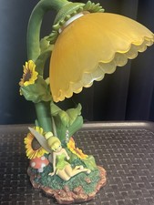 Disney Tinkerbell Tabletop Lamp WHIMSICAL RARE UNUSUAL picture