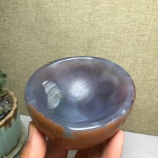 88mm Top Natural gate bowl Ashtray crystal tobacco tray Specimens 262g A4878 picture