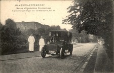 Hamburg-Eppendorf Hamburg Hospital Car c1900s-10s Vintage Postcard bhn picture