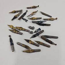 Vintage Pen Nib Bundle 21pc Speedball Hunt Soennecken Bonn Calligraphy Drafting picture