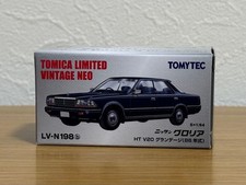 TOMYTEC TLV Neo Nissan Gloria HT V20 Grande 1/64 Scale Limited Vintage 1986 15+ picture