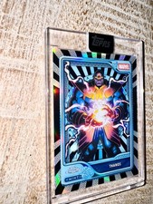 2026 Topps Mint Marvel Thanos #117 Platinum Black Refractor 08/10 SSP picture