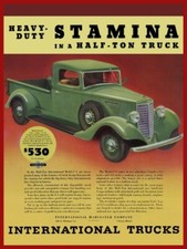 1936 International 1/2 Ton Pickup Truck NEW Sign 24