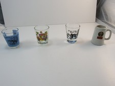 Jägermeister Mini Mug Ceramic Shot Glass Set Bahamas Niagara Falls - Lot Of 4 picture