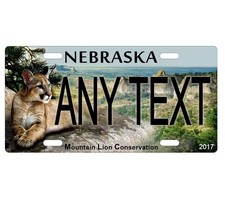 Novelty, Personalized State License Plates-Nebraska 3. Three Sizes Available picture