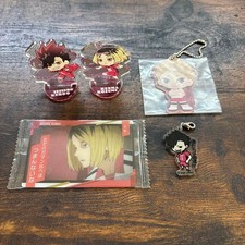 Haikyuu Nekoma Kuroo Kenma Yakū Acrylic Stands Keychain Card Set picture