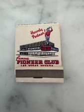 Vintage Howdy Podner Famous Pioneer Club Las Vegas NV Full Unstruck Matchbook picture