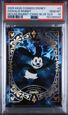 2025 Kakawow Cosmos Disney Oswald Rabbit Cosmo Blue Gold 5/5 EBay 1:1 picture