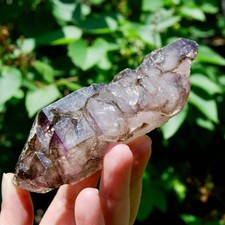 DT ET Elestial Amethyst Quartz Crystal Scepter Cathedral 4.6in 246g Zimbabwe - S picture