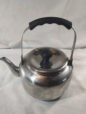Teapot Stainless Steel Teapot with Black Handles #7020 Farber-Ware picture
