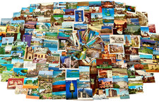 Huge Lot 250 Vintage Postcards UNUSED Unmailed World Collection Global Travel picture
