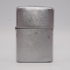Vintage 1961 Zippo Lighter Brushed Chrome Pat 2517191 Bradford PA USA picture
