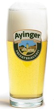Ayinger Willibecher German Beer Glass Set of 2 picture