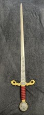 Marto Christopher Columbus Sword 24k Gold Plated Made In Spain,Toledo 46” picture