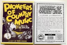 Pioneers of Country Music Boxed Trading Card Set by R. Crumb Sealed Mint picture