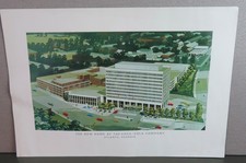 ORIGINAL 1960'S COCA COLA COMPANY NEW HOME ATLANTA, GEORGIA PRINT picture