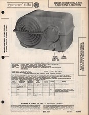 Crosley - Radio - Models 11-114U, 11-115U, 11-116U, - Photo Fact Folder - 1951 picture