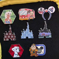 WDW Hidden Mickey mixed lot of 8 total pins, 7 are from 2026  & 1 is from 2025  picture