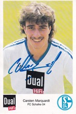 Autograph - Carsten Marquardt (FC Schalke 04) - 1987/1988 picture