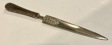 Vintage Elegant Neoclassical Silverplate Letter Opener - Desk Accessory picture