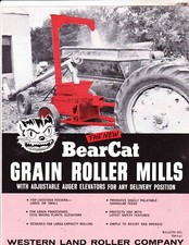 WESTERN LAND ROLLER GRAIN ROLLER MILLS----- FARM EQUIPMENT AD---1969 picture