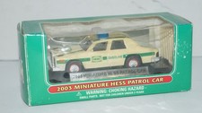2003 Miniature Hess Gasoline Patrol Car - New In Box picture