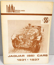 Jaguar SS Cars 1931-1937 Brooklands Books *VERY GOOD* picture
