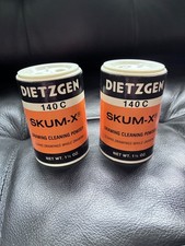 2 Vintage Brand New Dietzgen 140 C Skum-X Drawing Cleaning Powder 1 1/2 Oz picture