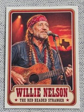 Willie Nelson The Red Headed Stranger Trading Card Tribute Country Music Legend picture