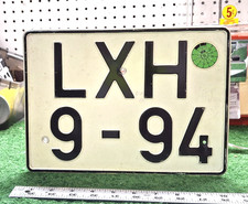 🌎 - EAST GERMANY - late series Weimar license plate, made on W. German base picture