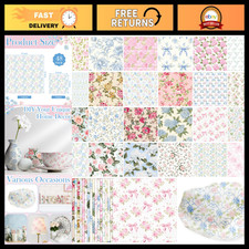 48 Pack Assorted Floral Napkins for Decoupage - 13 Inch, 24 Unique Styles picture
