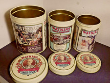 Watkins 125th Anniversary Heritage Nesting Tin Canisters - Set Of Three picture