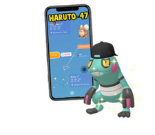 Pokemon Shiny Croagunk Fashion Week Trade 1M or Registered picture