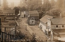 Cloverdale OR Oregon Birds Eye View c1911 RPPC Photo Postcard COPY picture