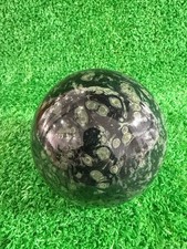 9.1LB Natural Kambaba Jaspe Quartz Crystal ball Mineral specimen Healing picture