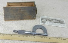 Vtg. BROWN & SHARPE Outside MICROMETER 0