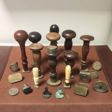 Antique and Vintage Wax Seal Stamp Collection picture