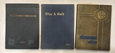 Lot Of 3 Blue Gold Grand Haven High School Yearbook 1931 1933 1934 Michigan Good picture