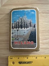 Vintage Milano Photograph Book Travel Souvenier Italy 28 Vedute Fold Out picture